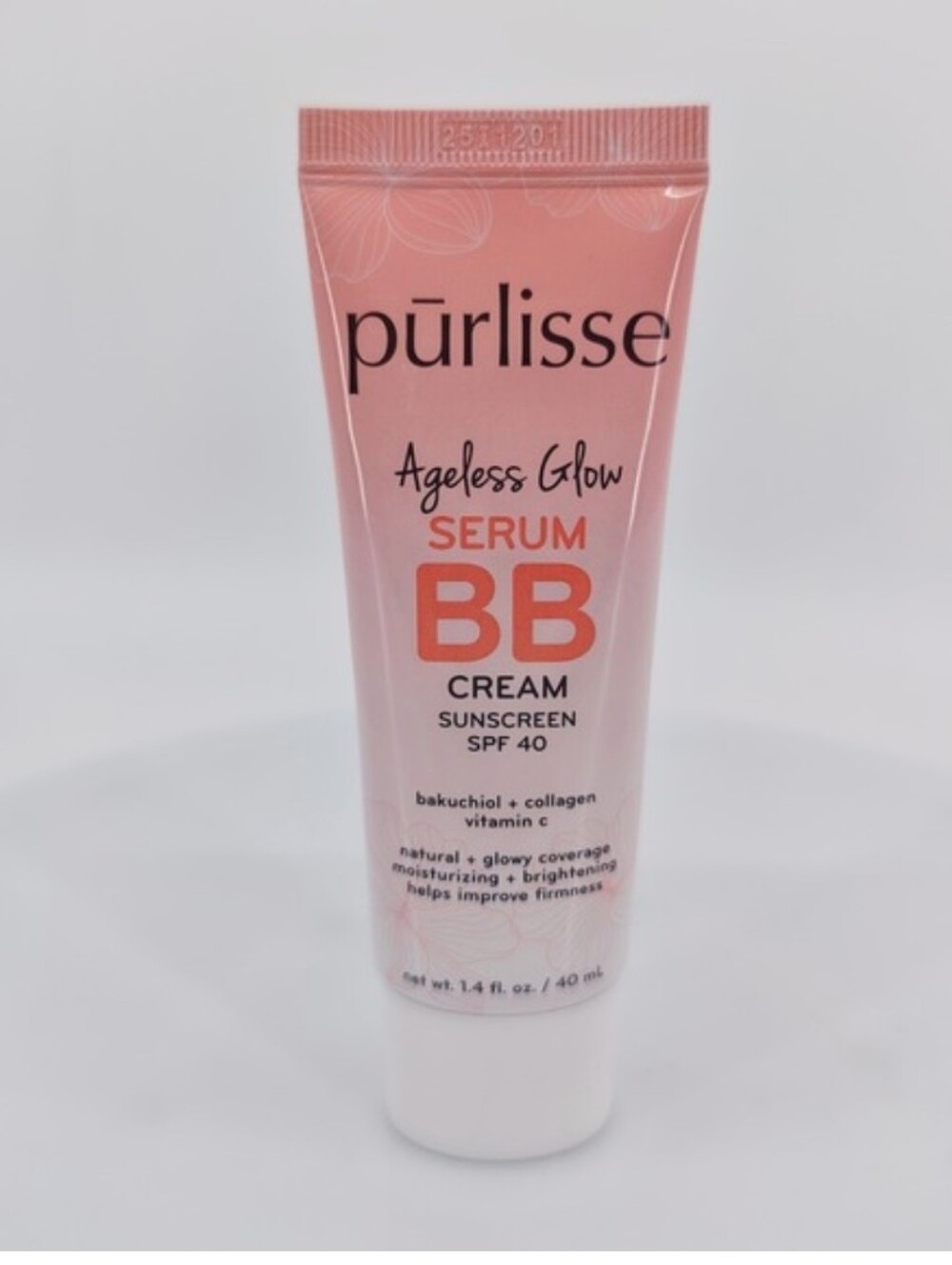 Purlisse Ageless Glow Serum BB Cream Sunscreen SPF 40 BRAND NEW Light Medium